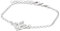 TALISMAN JEWELLERY Bracelet Fleur de Lys en Argent avec Zircons Blancs - -Fleur de Lis- Blanc