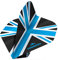 Mission Alliance 100 Black & Blue NO2 - Dart Flights