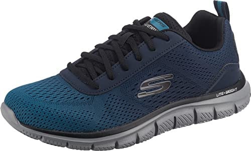 Skechers Track - Ripkent 232399-NVBL, Mens Sports Shoes, Navy, 40 EU