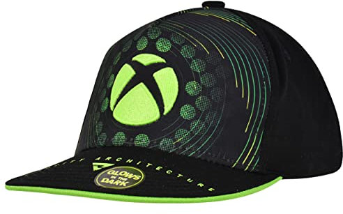 Concept One Unisex-Erwachsene Leuchtet im Dunkeln Baseballkappe, Schwarz/Grün, Einheitsgröße