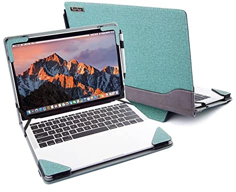 Berfea Protective Cover Case Compatible with 15 Acer Chromebook 715 CB715,Chromebook 315 CB315 15.6 inch Laptop Notebook Sleeve PU Leather Hard Case Shell