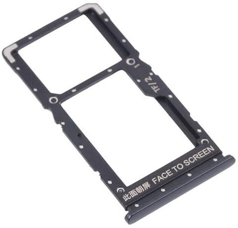 Desconocido Bandeja SIM para XIAOMI REDMI Note 10 5G Adaptador Tarjeta SD Gris Grafito Negro