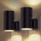 L LOHAS Luz nocturna LED con enchufe, luces nocturnas modernas para conectar a la pared, sensor crepuscular, blanco cálido 3000 K, brillo ajustable de 0 a 100 lm, luces nocturnas regulables para