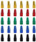 30 Pezzi Bicicletta Presta Cappucci delle Valvole, Multicolore Lega di Alluminio Anodizzato Tappi Valvola Ciclismo, Stile Francese Bici Tappi per Pneumatici Coperture a prova di polvere Coprivalvole
