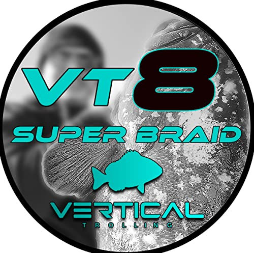 VERTICAL TROLLING VT8 TRECCIATO 8 CAPI MULTICOLOR DA PESCA (300, 0.28)