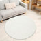 Miovani Hochflor Teppich Rund 120 cm Creme - Besonders weicher Shaggy Teppich in vielen Farben & Größen für Dein gemütliches Zuhause - Teppich Wohnzimmer & Schlafzimmer