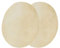2 Stück Büffel-Trommelfell, Büffelleder, Runder Trommelfell, Beige Felltrommel, Runde Form, Trommelfell für Afrikanische Bongo-Trommeln und Bongo-Trommel (9,0 Zoll)
