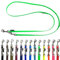 Biothane Hundeleine kleine Hunde/große Hunde verstellbar 2m / 2,40m / 2,80m / 3,50m / 5m SILBERNER Haken 9mm / 13m,m / 16mm (2m X 9mm, Neongrün)