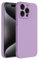 Captor Cover Custodia Colorata in Silicone Liquido per iPhone 15 Pro Max 6,7 Pollici, Alta Qualità con Bordo Rialzato per Schermo e Protezione Fotocamera Morbida Con Microfibra Interna (Viola Lilla)