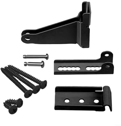 Türschließer-Halterung, Metall-Türschließer-Halterungs-Set, Ersatzteile, Hardware-Zubehör (schwarz)