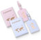 KSJEHW 4 Stück Reisepasshülle, Passport Holder und Kofferanhänger Set, PU Leather Gepäckanhänger Passport Cover für Kreditkarten Ausweis und Reisedokumente