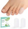 Welnove 8x Silikon Zehenkappen mit Aloe Vera – Schutz für Hühneraugen, Blasen & Hammerzehen – Bei eingewachsenen Nägeln & Ballenschmerzen(8S, Klare)