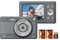 Andoer 1080P Digitalkamera,Videokamera,Camcorder, 56 MP, 2,88 Zoll IPS-Bildschirm, 8-facher Digitalzoom, AF, Autofokus, Anti-Shake, mit 32 GB Speicherkarte, 2 Akkus für Kinder