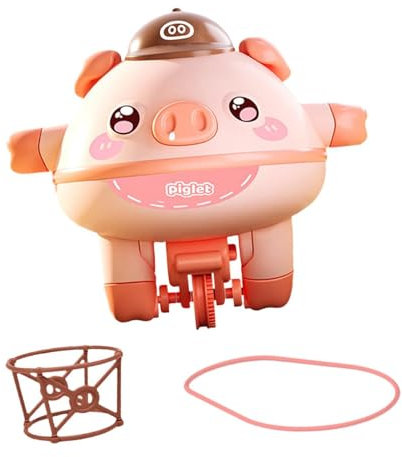 Baoblaze Seiltanz-Tumbler-Balance-Roboter, Lernspielzeug, Entwicklungsspielzeug, einzigartiges, lustiges Einrad-Spielzeug für Mädchen und Jungen, ROSA