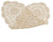 Ovaler Tischläufer im Landhausstil, Vintage-Stil, gehäkelte Spitze, Blumenmuster, 30 x 80 cm, Beige