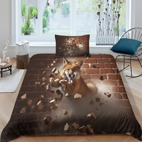 RQATHDUUD Bettbezug Set Bettwäsche Set Kinderbettwäsche Reißverschluss Mit Kissenbezug Betten Set Für Jungen