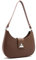 Travistar Handtasche Damen Klein Elegant Schultertasche Damen PU Leder Hobo Bag Y2k Tasche Satteltasche Aesthetic Abendtasche Clutch mit Reißverschluss Coole Braun Umhängetasche für Teenager Mädchen