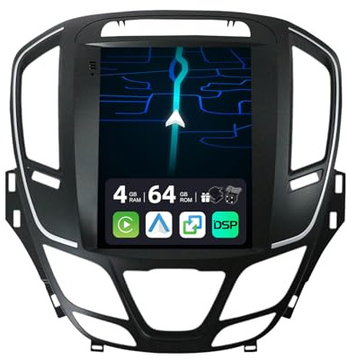[4G+64G] IPS 9.7 Android 14 Autoradio Für Opel Insignia 2014-2017 mit navi Octa Core-[Eingebauter CarPlay/Android Auto/DSP/Mirror Link/GPS Navi/360 Camera/Bluetooth 5.0/WiFi/USB
