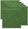 6 Packs Fake Grass Decor for Crafts, 15CM x 15CM Artificial Grass for Fairy Dollhouse, Garden Micro Grass Model Turf Rug Miniature Garden Ornament Dollhouse
