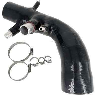 Tubo Aspirazione Aria Tubo Flessibile In Silicone Aspirazione Turbo Air Box Per Turbo Per Alfa Per Romeo Per Mito Per 1.4L 16V Per Turbojet Per Motore TJet Aspirazione Filtro Dell'aria(BLACK B)