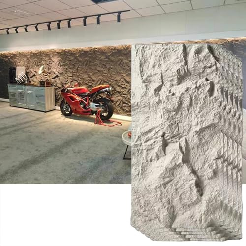 3D Wall Panels, Artificial Stone Veneer for Indoor/Outdoor Use, DIY Waterproof PU Texture Wallpaper, Mold Decorative Wall Design