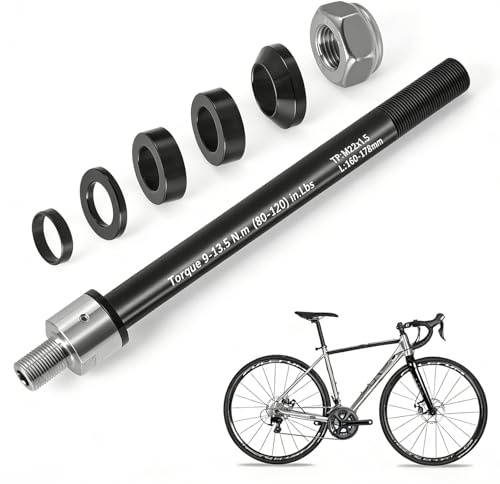 Fahrradnabe Schnellspanner Adapterachse Rollentrainer Fahrrad Aluminiumlegierung Steckachsen-Adapter für Anpassung Nabenadapter für 9mm 10mm 12mm 15mm auf 20mm Steckachse