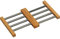 KESPER 58742 Variabler Topfuntersetzer, Edelstahl/Bambus/Topf - Untersetzer