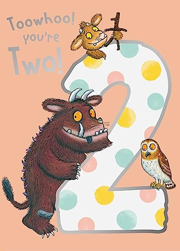 Gruffalo 2nd Birthday Card Age 2 Birthday Card
