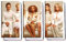 Unified Distribution Ally McBeal - Dreiteiler (120x80 cm) Kunstdruck auf Leinwand • erstklassige Druckqualität • Dekoration • Wandbild