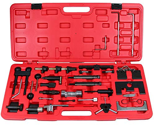 BestsQ Engine Belt Adjust Locking Timing Tool Kit Compatible for Audi VW VAG Petrol Diesel Set