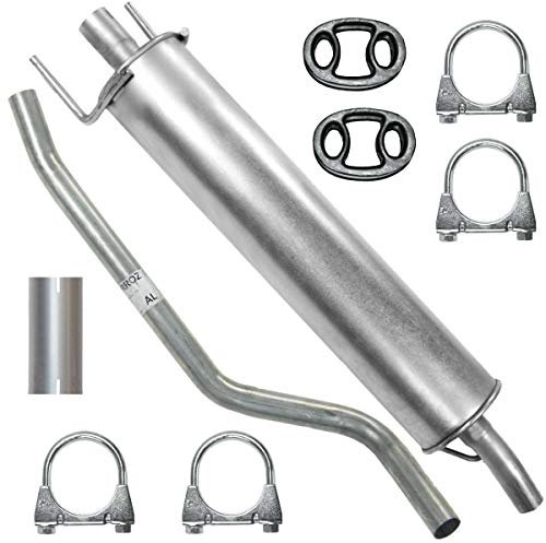 Adamot Mitteltopf Auspuff Mittelschalldämpfer für Opel Corsa C 3 III 1.0i 12V