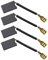 The Lord of the Tools 4 Packungen 22 x 12,4 x 6,2 mm Kohlebürsten kompatibel mit MACALLISTER COD251LSM MMS255SL Gehrungssäge & Hilti TE 22 Hammerbohrer