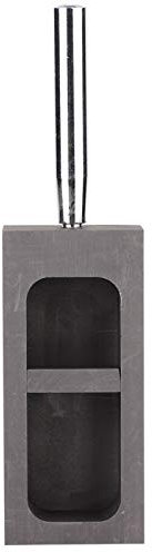 Gold Silber Graphit Barren Form Schmelztiegel zum Schmelzen Gießen Raffinieren mit Metallstange(2kg)