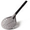 Newmeto Pizza Turning Peel, 9 Inch Round Aluminum Perforated Pizza Peel Turner with Metal Handle Pizza Paddle for Homemade Pizza Oven Accessories