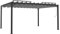 vidaXL Pavillon mit Lamellendach Pergola Sonnenschutz Gartenzelt Sonnendach Gartenpavillon Terrassendach Überdachung 3x4m Anthrazit Stoff Aluminium