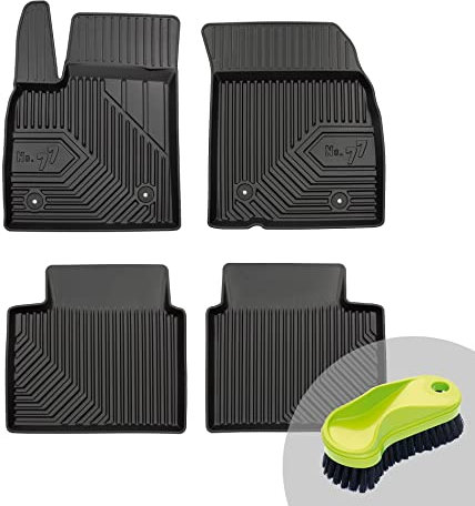 FROGUM No.77 Gummimatten Ganzjahresset von Auto Fußmatten Autofussmatten für Ford Focus IV ab 2018 | Langlebiges TPE Material