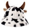 Colorful Outdoor Horn Kuh Druck Dicke Frau Mode Hut Muster Hut Warme Fischerbecken Baseballmützen Badekappe Lustig Erwachsene