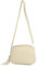 modamoda de - T238 - ital. Damen Umhängetasche Leder Medium, Farbe:Creme
