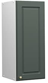 Vicco Hängeschrank Fame-Line, hängender Küchenschrank, Grün-Gold Landhaus/Weiß, 30 cm