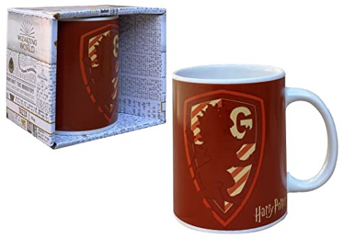 Tasse en céramique, Harry Potter, Poudlard, tasse en céramique, 350 ml (Gryffondor)