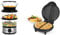 Salter EK2726Z 3-Tier Food Steamer, 7.5 Litre Multi-Cooker, Stainless Steel Rice Cooker, 60 Minute Timer, Removable Cooking Bowls & EK2716 Dual Omelette Maker, Easy Clean Double Non-Stick Plates