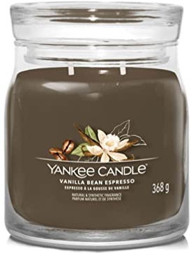 Yankee Candle Vanilla Bean Espresso-Glas, mittelgroß