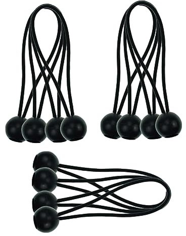 Housoutil 25st Hüpfring Mit Ball Camping Zubehör Baldachin Campingzubehör Kugelkopf-Bungee-Seil Seil Zum Wandern Seil Für Camping Elastisches Bungee-Kabel Trampolin Polyester Fitness Zelt