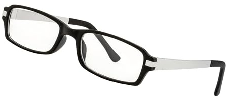 LEXXOO - Hochwertige Lesebrille in Schwarz-Weiss +2,5 Dioptrien - Klare Sicht dank hochwertiger Gläser – Leichtes und modernes Design - Fertiglesebrille für angenehmes Lesen und Arbeiten