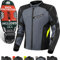 SHIMA RUSH Giacca Moto Uomo con Protezioni Estiva | AIRFORCE Paraschiena | Giacchetta da Moto Impermeabile 4 Stagioni Tuta Pantaloni Touring (Fluo, Uomo, Giubbotto, Taglia XL)