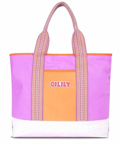Oilily Sharon Shopper Purple Cactus