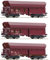 Roco 77033 H0 3er-Set Selbstentladewagen der Holcim