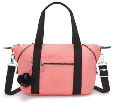 Kipling Art Mini, Kleine Handtasche (mit abnehmbarem Schultergurt), 18.5 x 80 x 38 cm, Peach Peace (ORANGE)