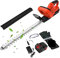 Tondeuse à Gazon électrique Taille-haie sans Fil 22 Pouces 21V 500W Taille-haie avec Lame à Double Action 3/5 Capacité de Coupe électrique for Bush Lawn Garden pour Jardin/pelouse