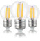 hellum e27 LED Birne Tropfen, Glühbirne e27 4,5 W, LED Leuchtmittel klar, 470 Lumen warmweiss, 3er Set mini Kühlschrank Glühbirne, Glühlampe warmweiß, 220421